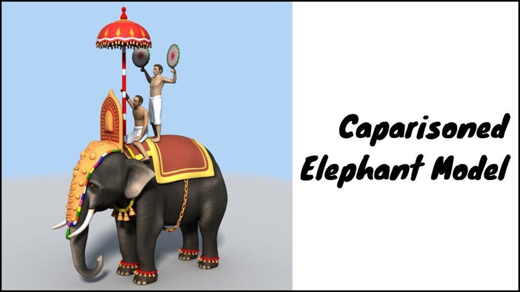 Caparisoned Elephant Model, A Cultural Miniature of Kerala’s Grandeur